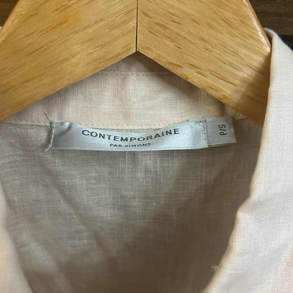 100% Linen Blouse Women - Picture 4 of 8